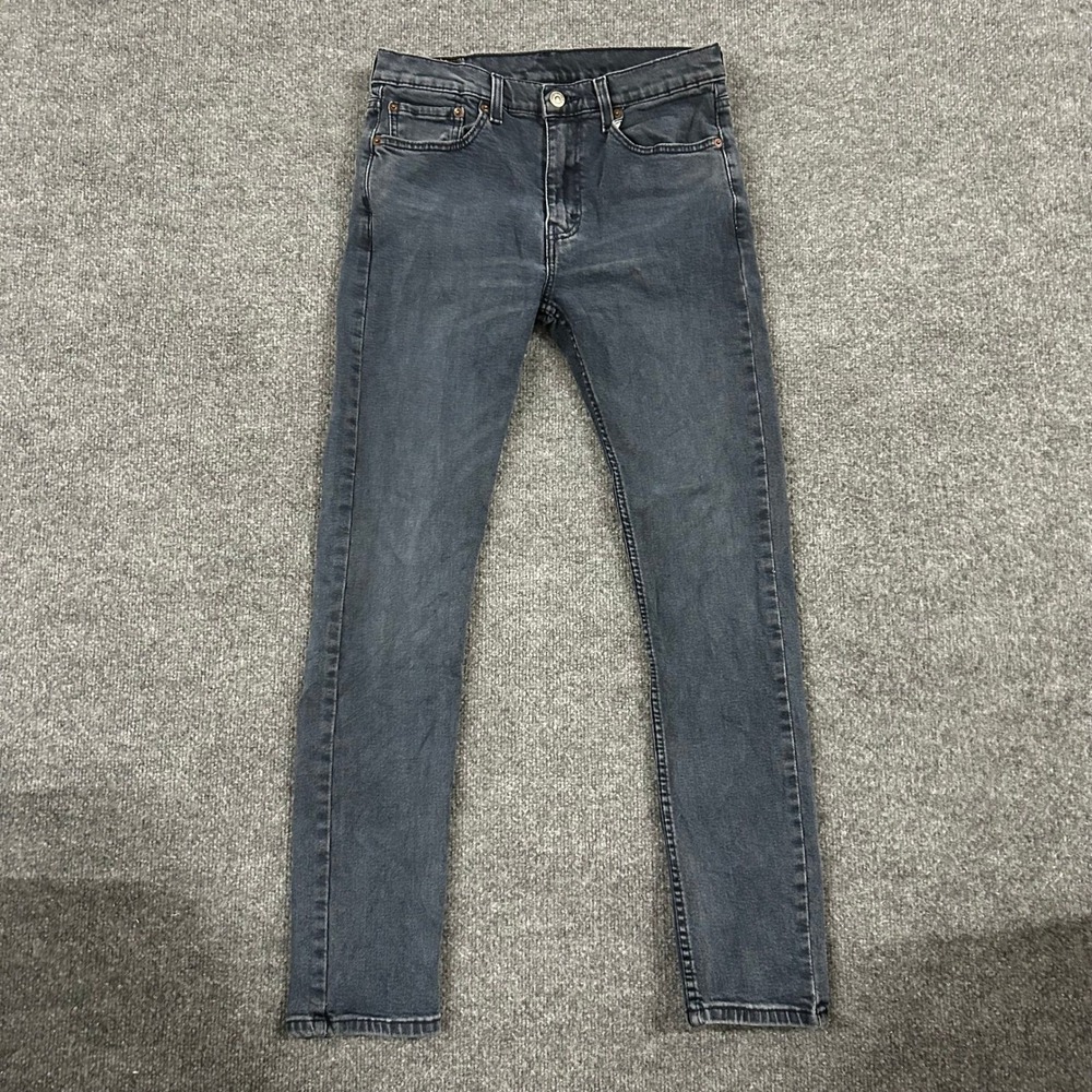 Levi's Jeans Mens Size 32 Black 510 Skinny Fit Stretch Faded Denim Pants